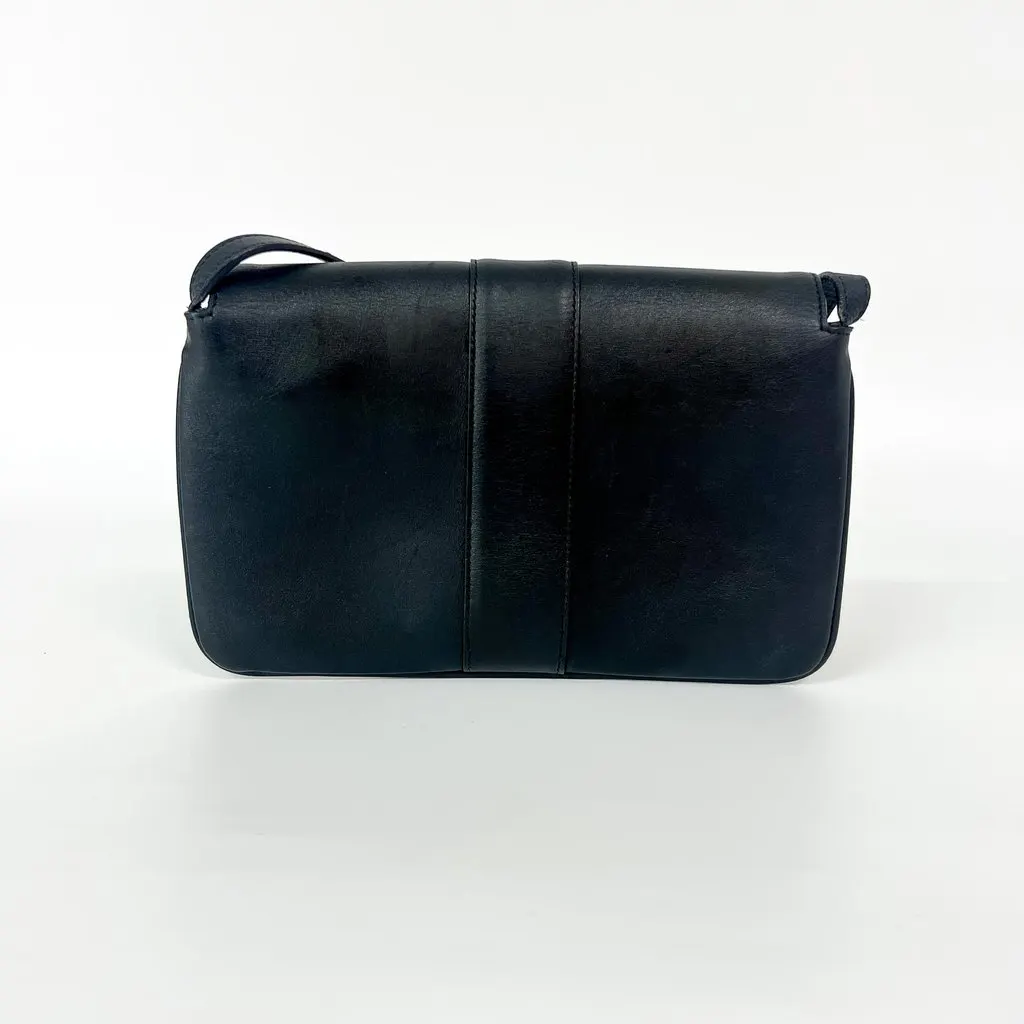 Gucci Ali Small Shoulder Bag Black Black Leather Good - Back View