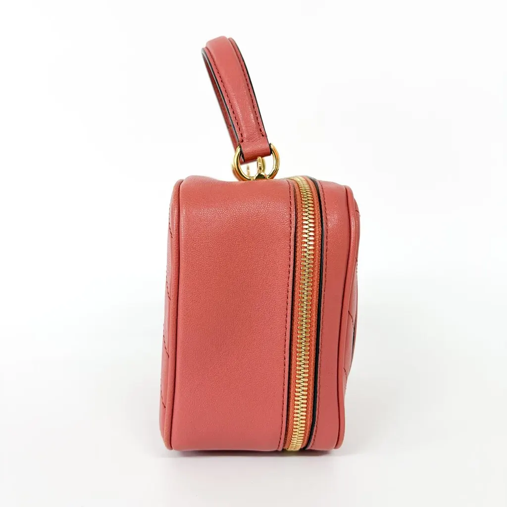 Gucci Bloody Small Top Handle Vanity Bag Pink MultiColor Leather Good - Box View