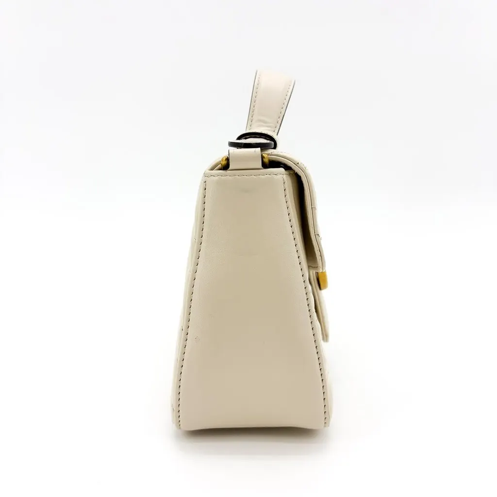 Gucci GG Marmont Matelassé Mini Top Handle Bag White MultiColor Leather Fair - Box View