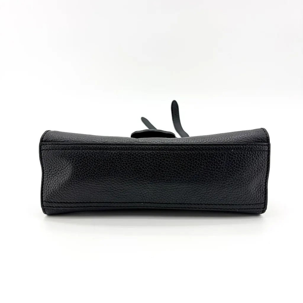Gucci GG Marmont Small Top Handle Bag Black Black Leather Fair - Box View