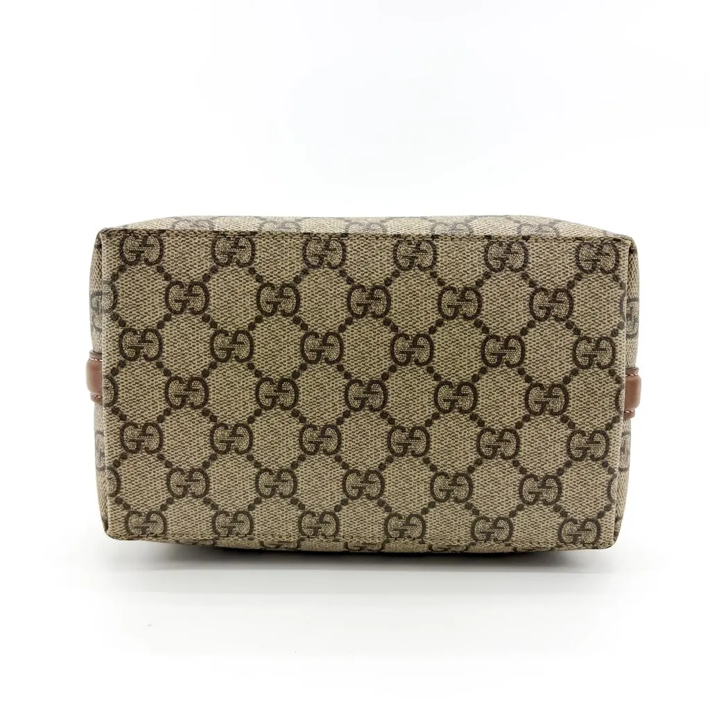 Gucci Ophidia GG Small Bucket Bag Brown Beige Canvas Good - Box View
