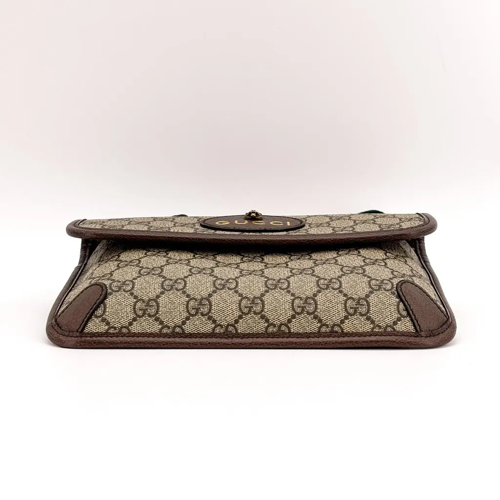 Gucci Neo Vintage GG Supreme Belt Bag Brown Beige Canvas Good - Box View