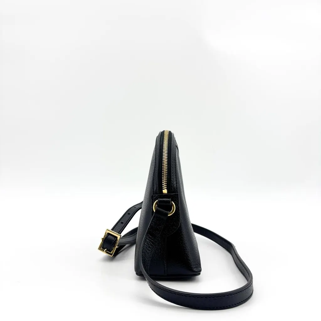 Gucci Ophidia Small Shoulder Bag Black Black Leather Good - Inside View