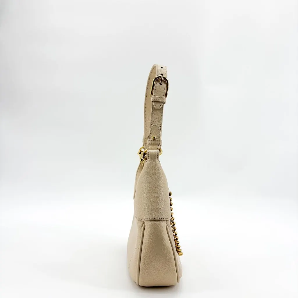 Gucci Aphrodite Small Shoulder Bag Beige Beige Leather Good - Box View