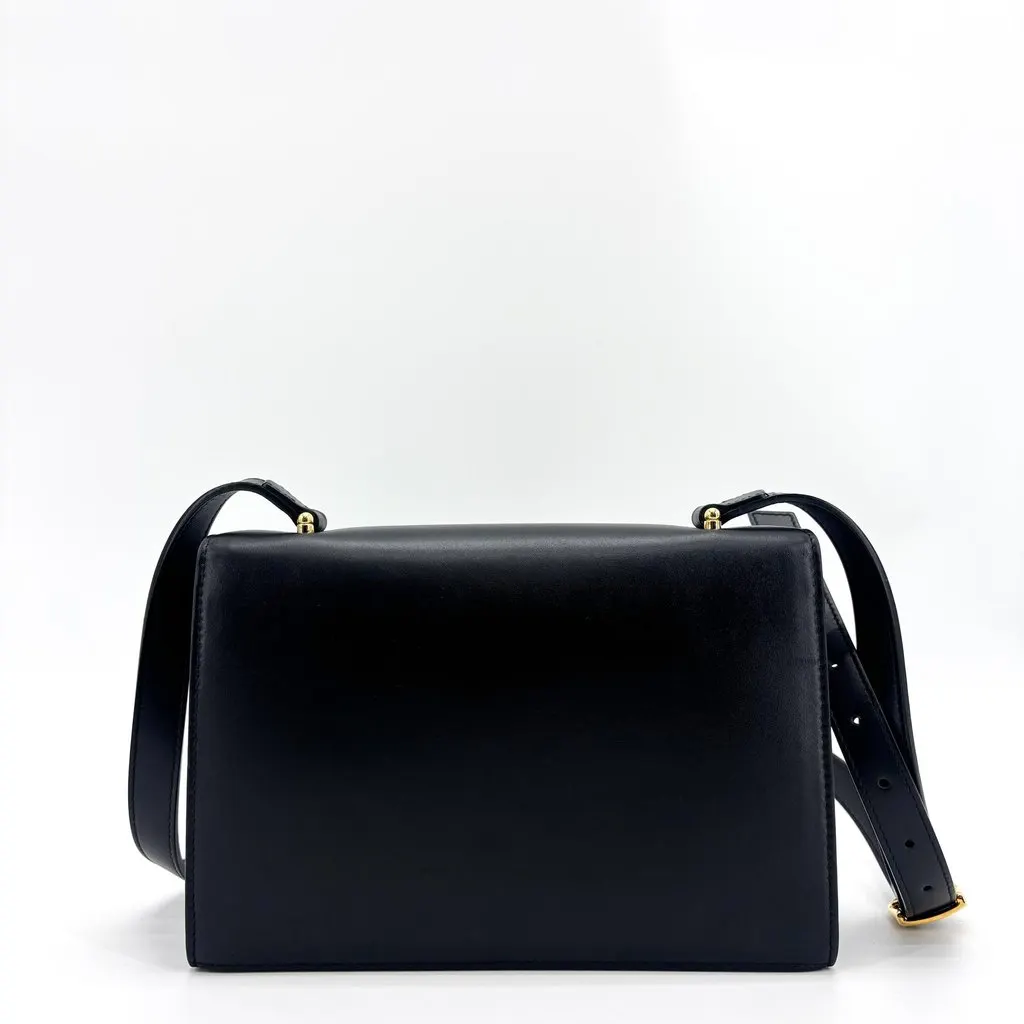 Gucci Zumi Small Shoulder Bag Black Black Leather Good - Inside View