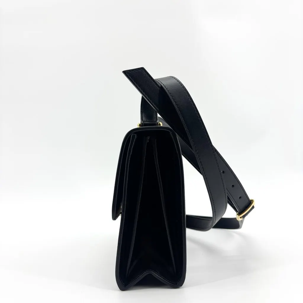 Gucci Zumi Small Shoulder Bag Black Black Leather Good - Box View