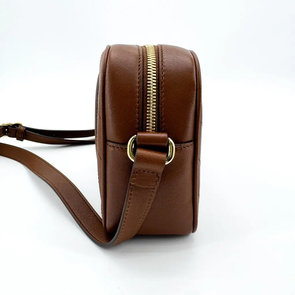 Gucci Blondie Small Camera Bag Brown Brown Leather Very good - Model View