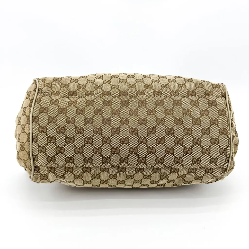 Gucci Sukey GG Canvas Medium Tote Bag Beige Ivory Beige Canvas Good - Box View
