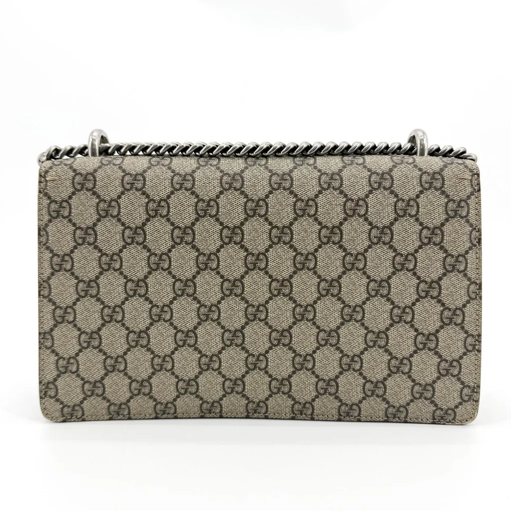 Gucci Dionysus Small GG Supreme Shoulder Bag Beige Brown Beige Canvas Very good - Inside View