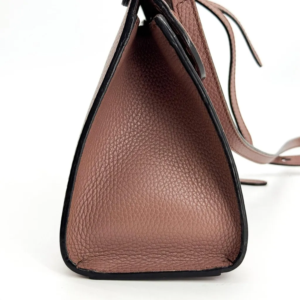 Gucci GG Marmont Mini Top Handle Bag Dusty Pink Pink Leather Good - Inside View