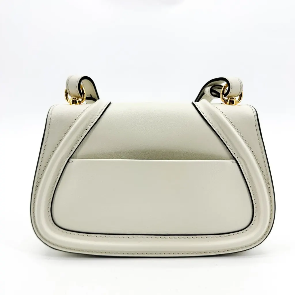 Gucci Blondie Mini Shoulder Bag White White Leather Very good - Inside View
