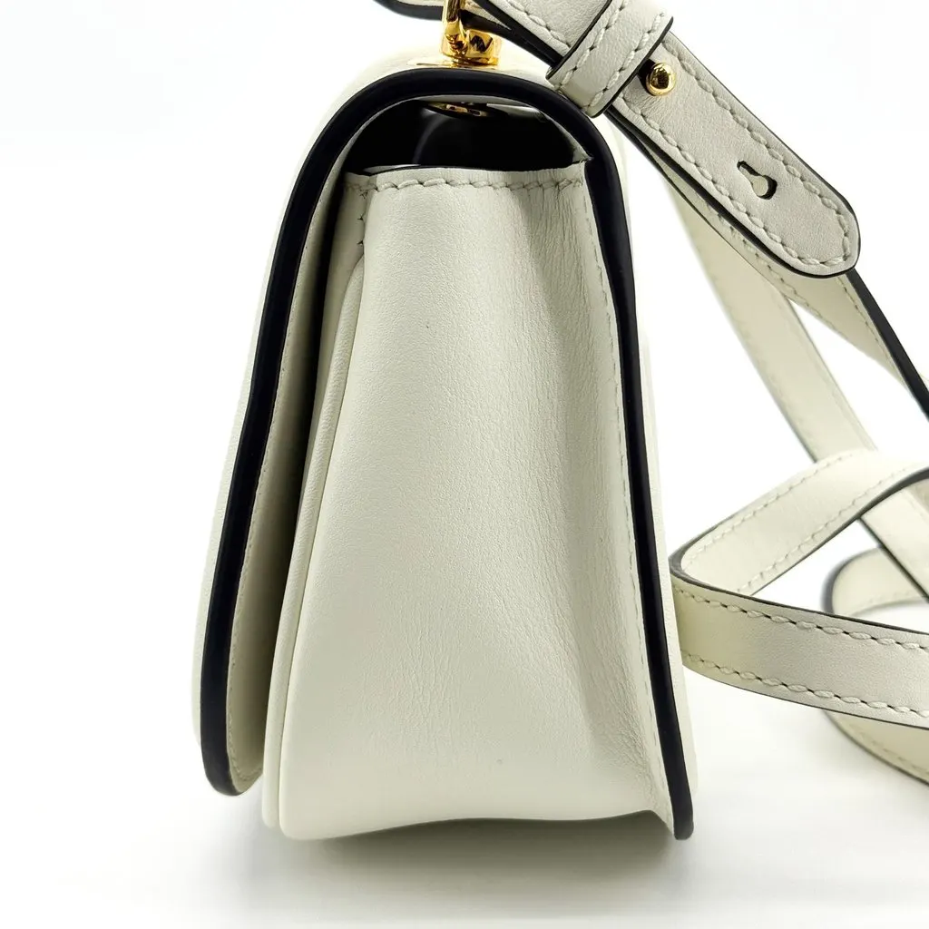 Gucci Blondie Mini Shoulder Bag White White Leather Very good - Box View