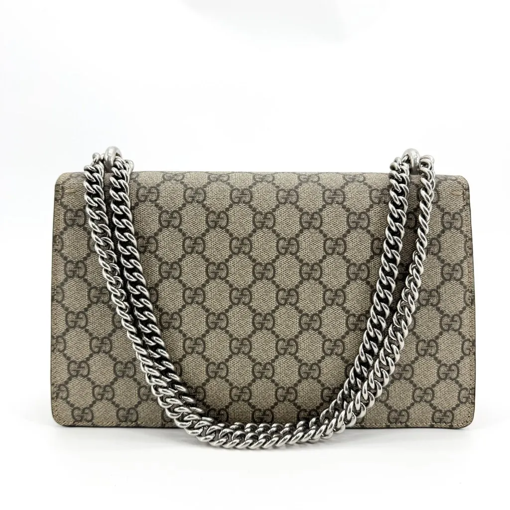 Gucci Dionysus Small GG Shoulder Bag Beige Red Beige Canvas Very good - Inside View