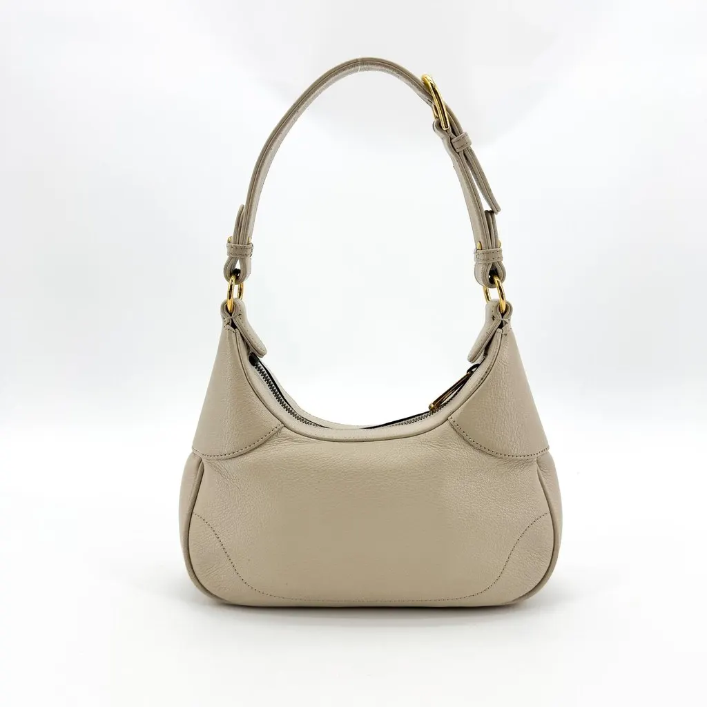Gucci Aphrodite Mini Shoulder Bag Beige Beige Leather Good - Inside View