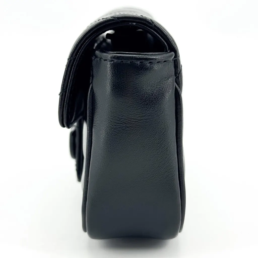 Gucci GG Marmont Super Mini Shoulder Bag Black Black Leather Very good - Model View