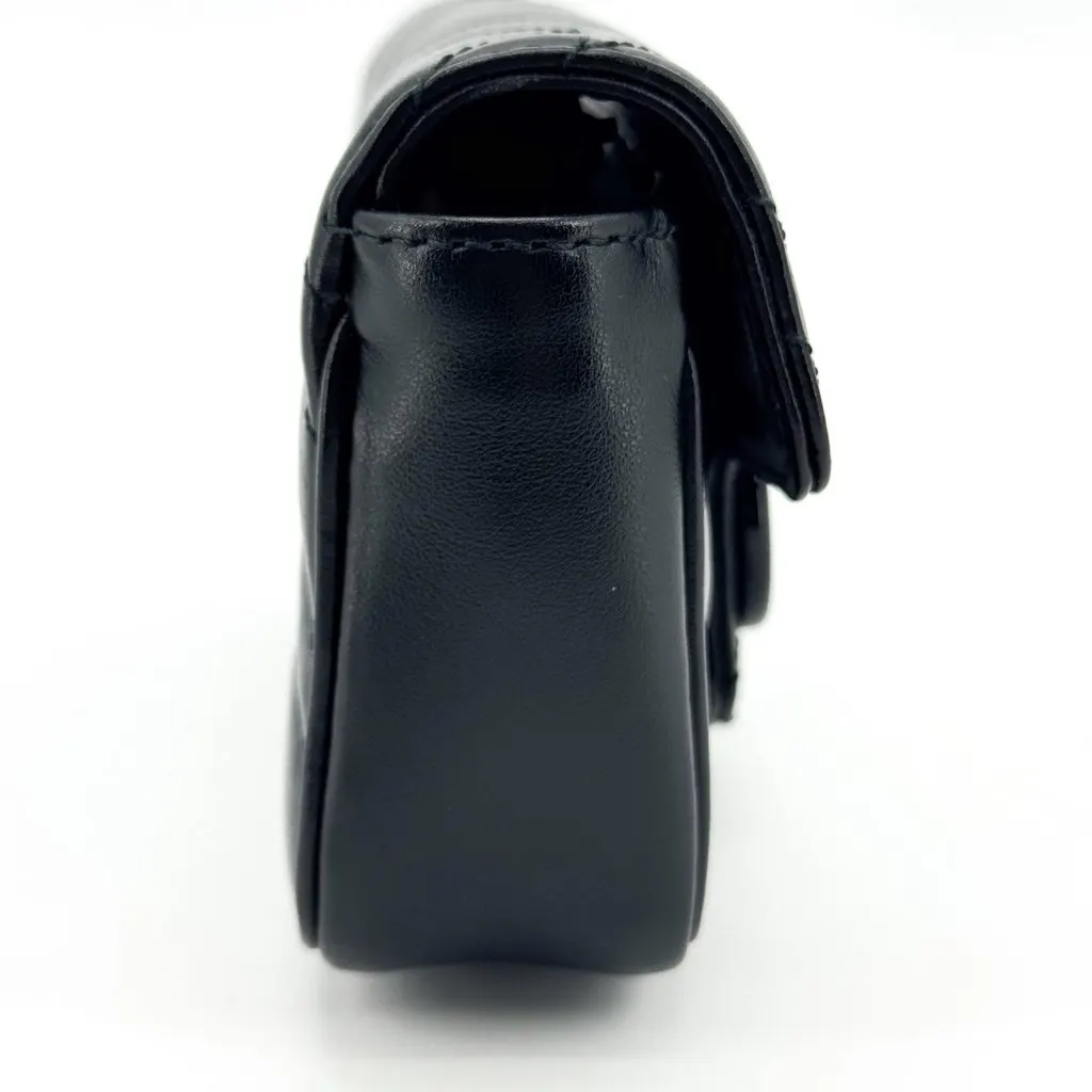 Gucci GG Marmont Super Mini Shoulder Bag Black Black Leather Very good - Box View