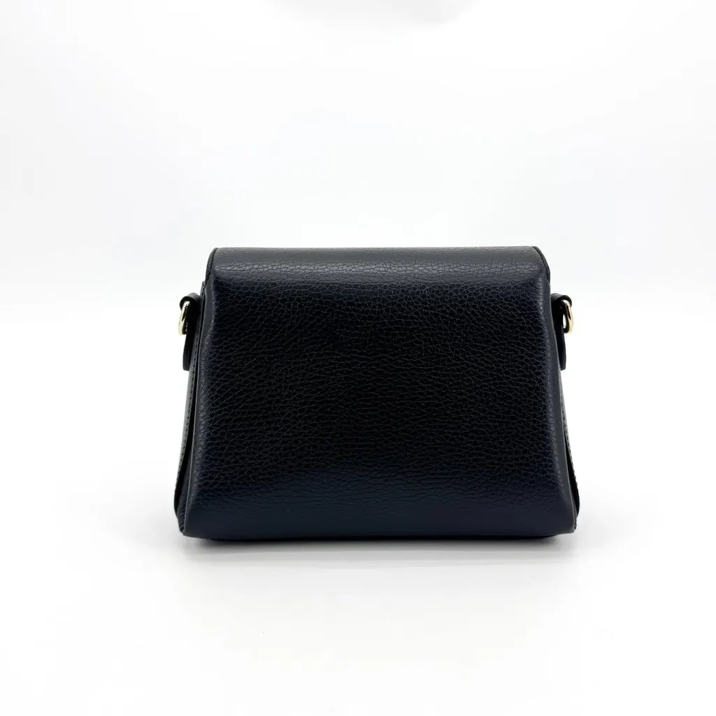 Gucci Interlocking G Mini Shoulder Bag Black Black Leather Very good - Inside View