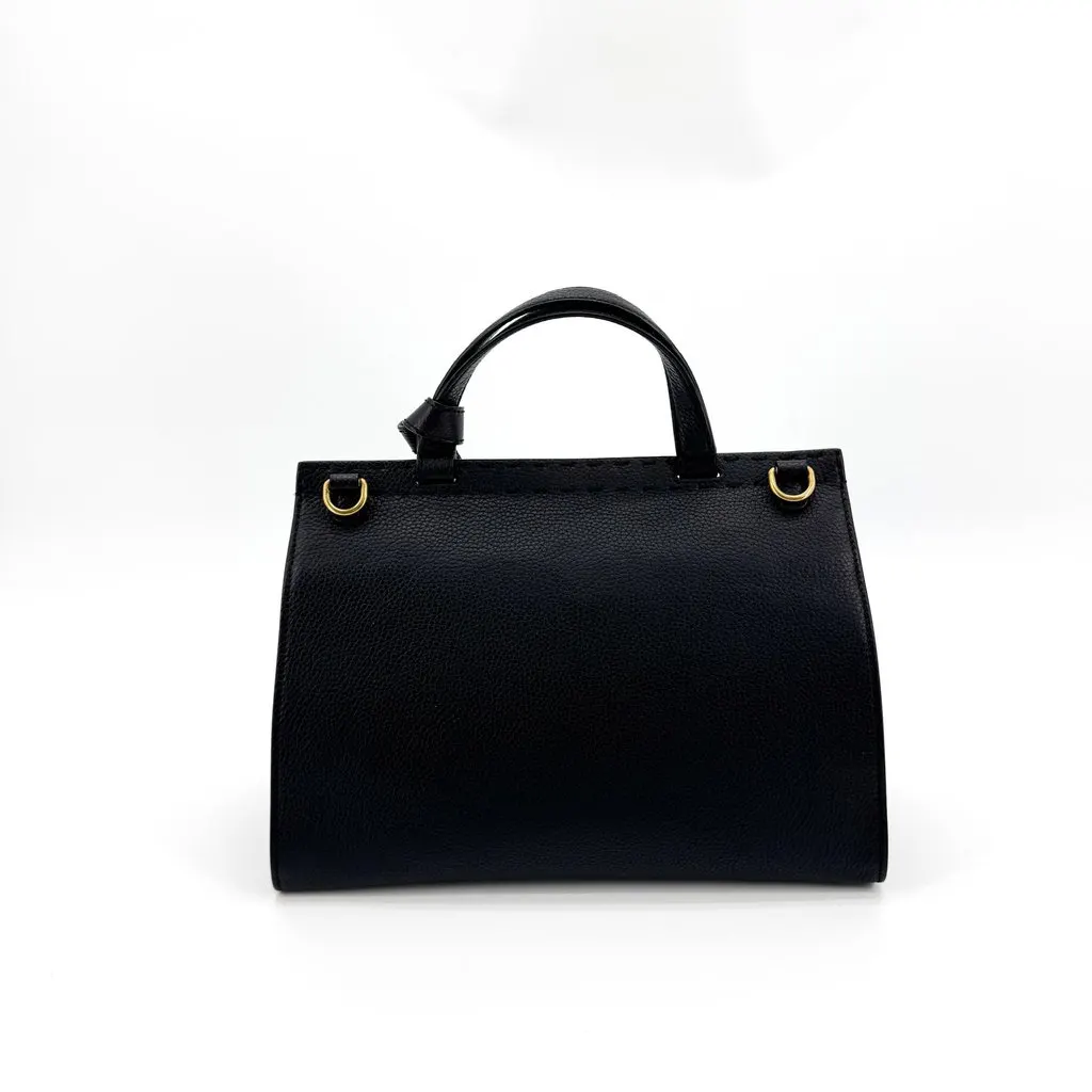 Gucci GG Marmont Small Leather Top Handle Bag Black Black Leather Very good - Inside View