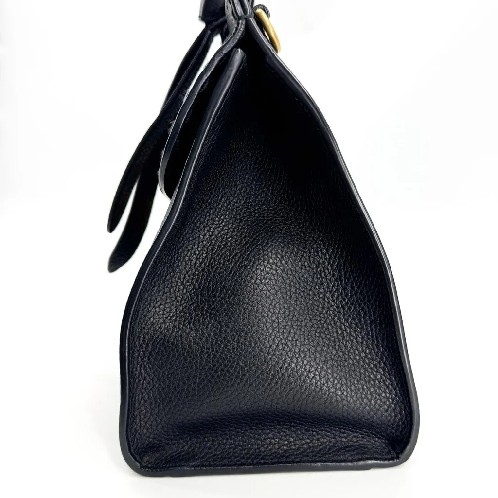 Gucci GG Marmont Small Leather Top Handle Bag Black Black Leather Very good - Model View