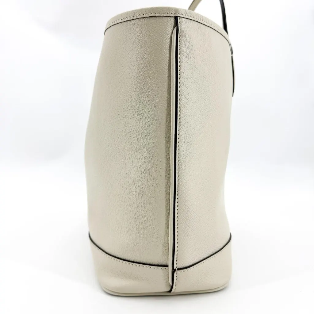 Gucci Double G Medium Leather Tote Bag Ivory MultiColor Leather Very good - Box View