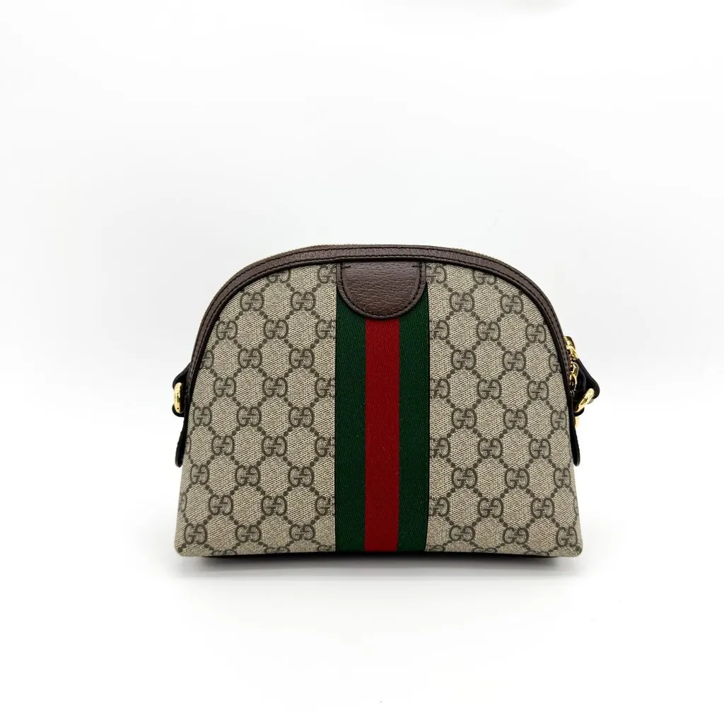 Gucci Ophidia GG Small Shoulder Bag Beige Ebony Beige Canvas Very good - Inside View