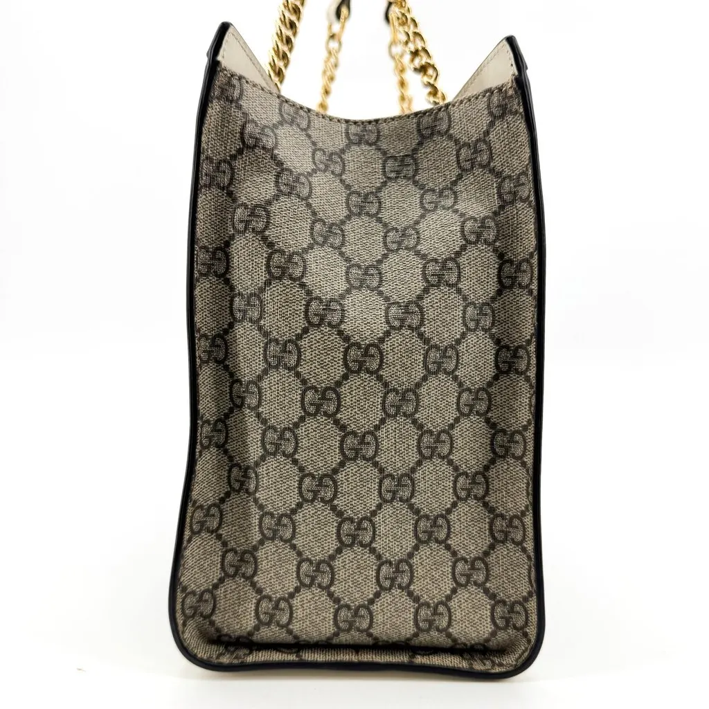 Gucci Padlock GG Medium Shoulder Bag White Beige Canvas Very good - Box View
