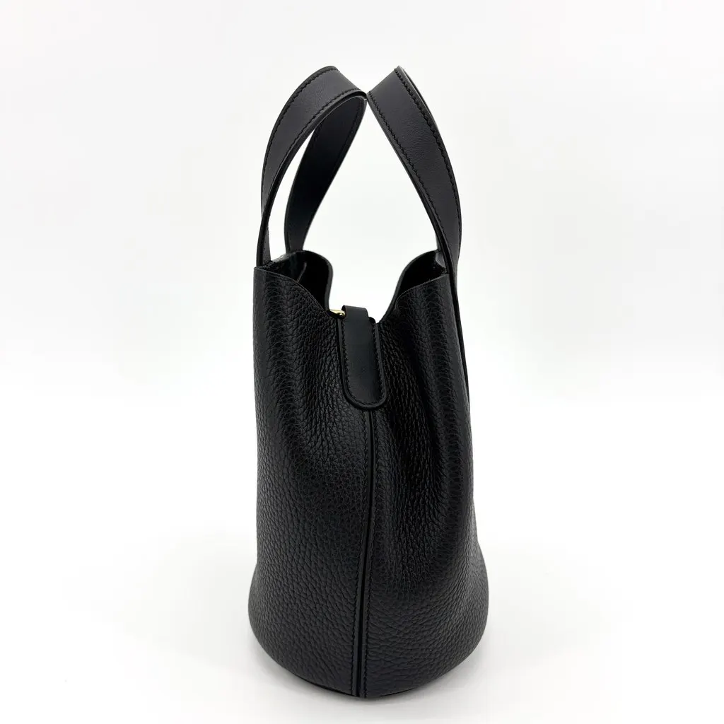 Hermès In the Loop 18 Black Black Leather Very good - Box View