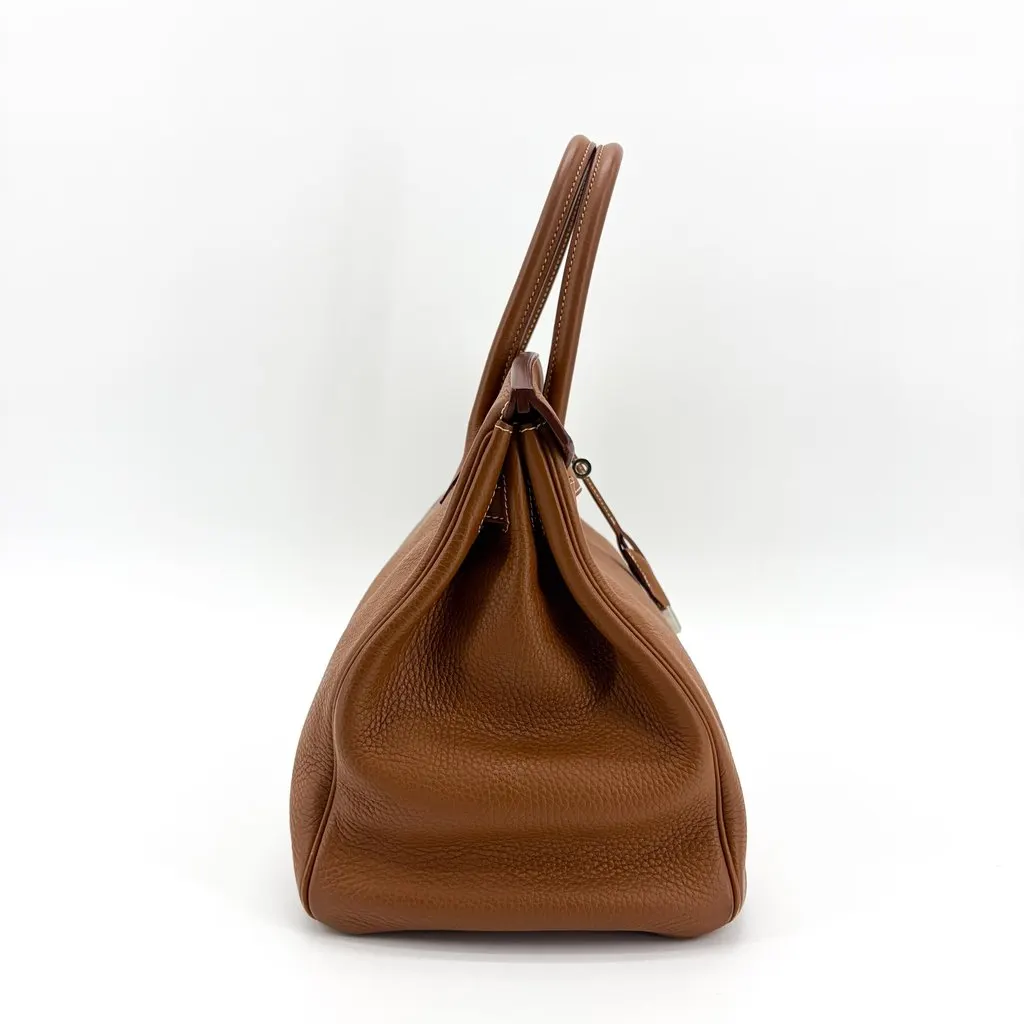 Hermès Birkin 35 Togo Brown Silver Hardware Brown Leather Very good - Box View