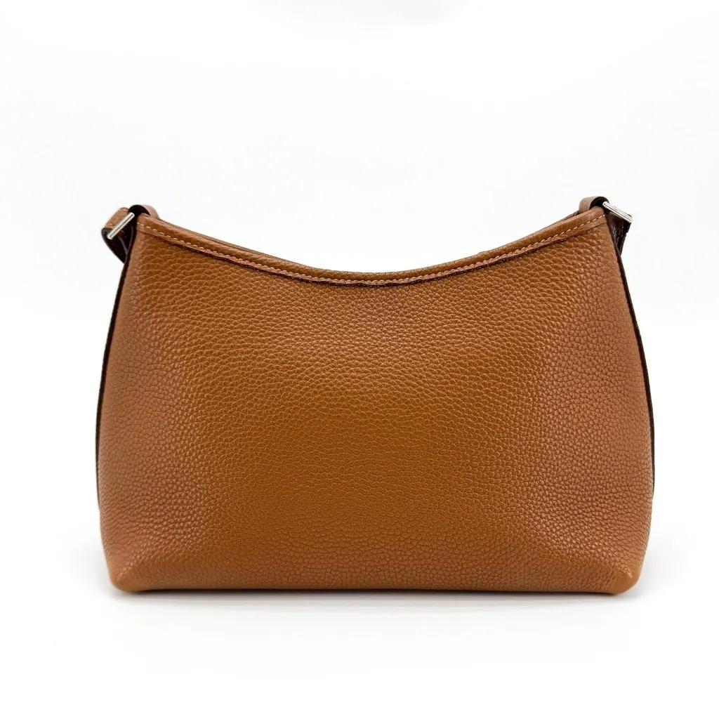 Hermès Gao Shoulder Bag Gold Brown Leather Good - Inside View