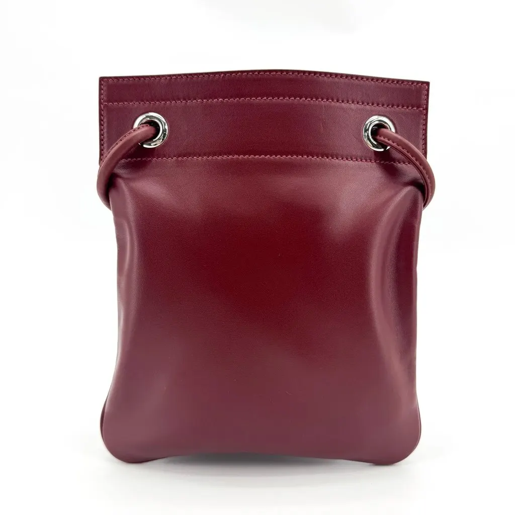 Hermès Aline Mini Shoulder Bag Rouge H Swift Burgundy Leather Very good - Inside View