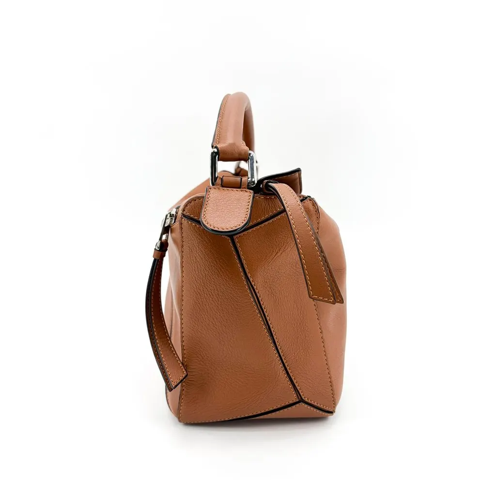 Loewe Medium Puzzle Bag Tan MultiColor Leather Very good - Box View