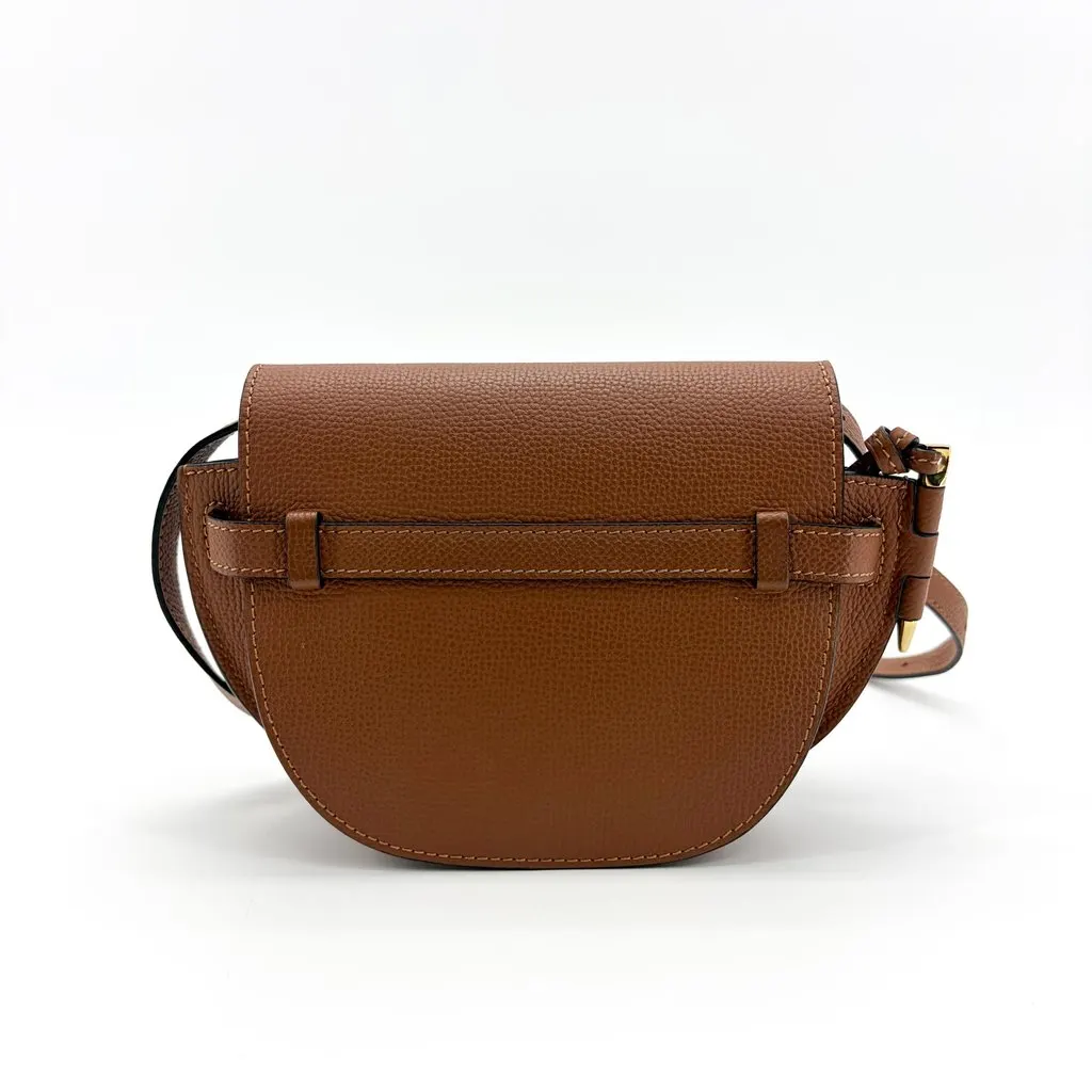 Loewe Mini Gate Dual Back Tan Brown Leather Very good - Inside View