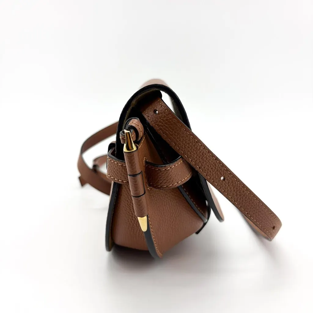 Loewe Mini Gate Dual Back Tan Brown Leather Very good - Box View