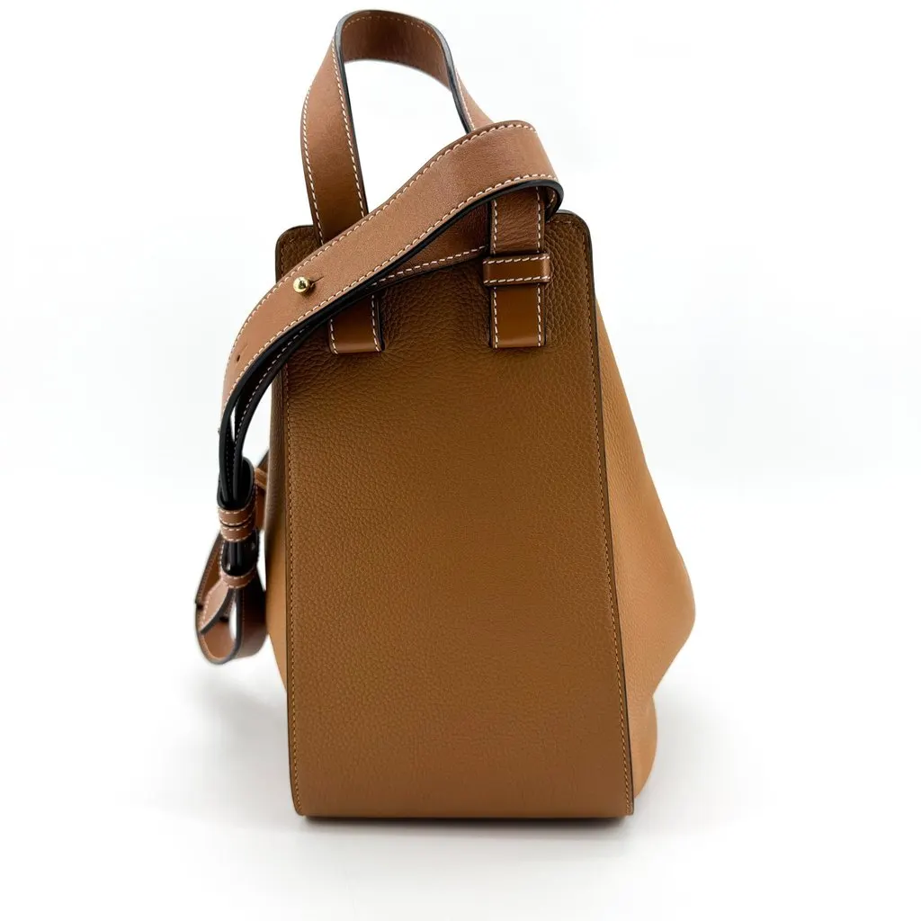 Loewe Hammock Small Bag Tan Brown Leather Very good - Model View