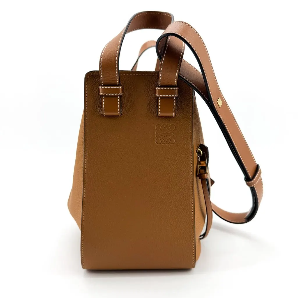 Loewe Hammock Small Bag Tan Brown Leather Very good - Box View