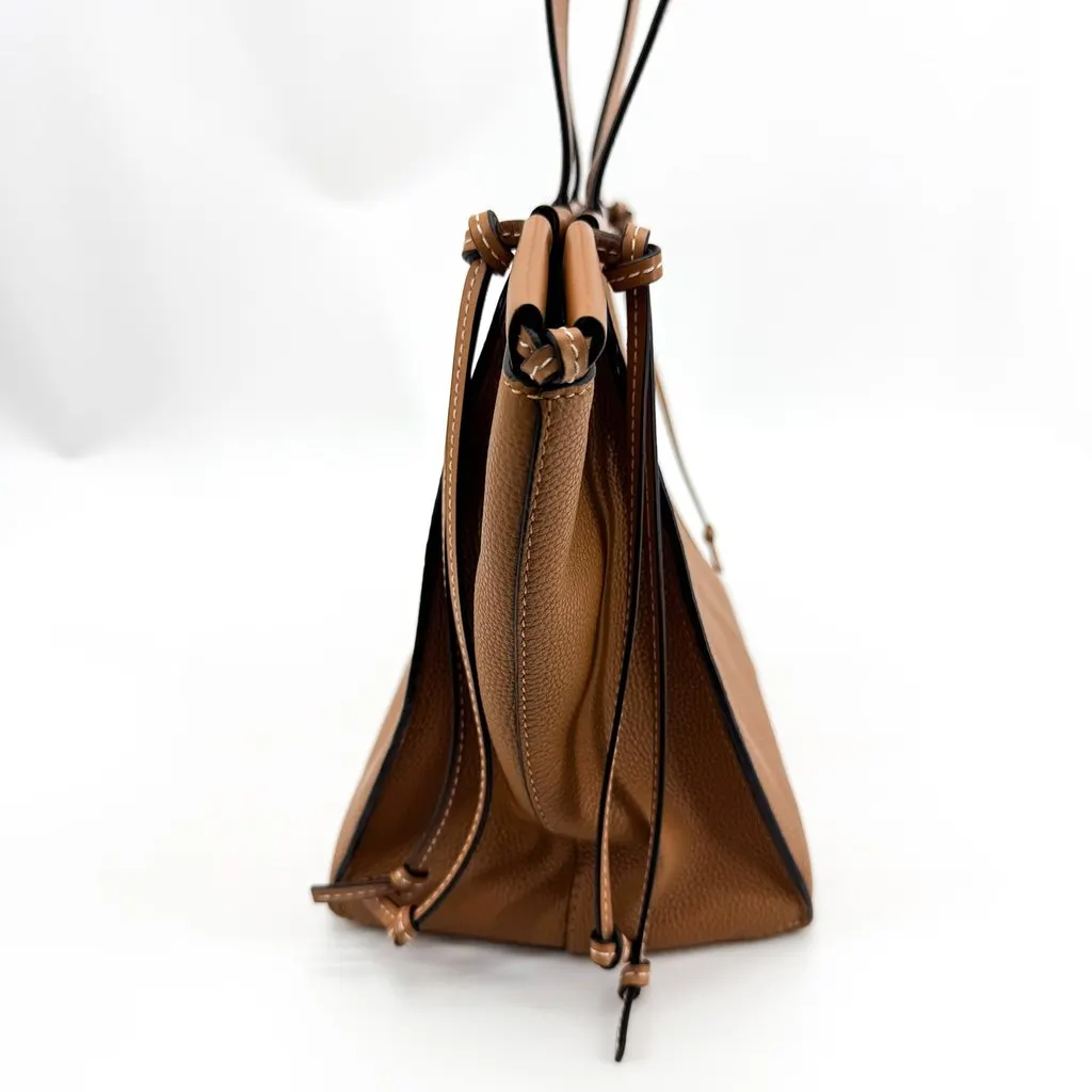 Loewe Hammock Tote Bag Tan Brown Leather Good - Box View