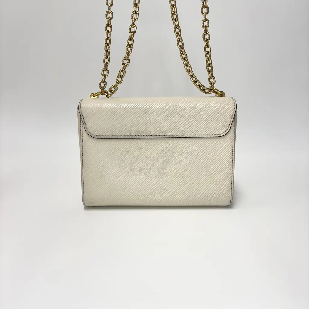 Louis Vuitton Epi Twist MM Chain Bag Quartz Beige Leather Good - Model View