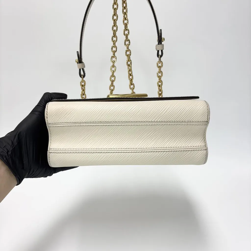 Louis Vuitton Epi Twist MM Chain Bag Quartz Beige Leather Good - Box View