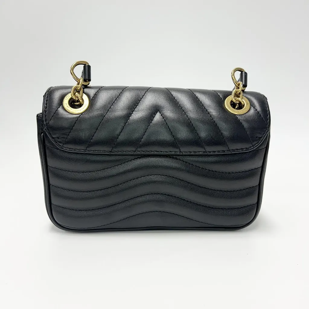 Louis Vuitton New Wave Chain Bag PM Black Black Leather Good - Inside View