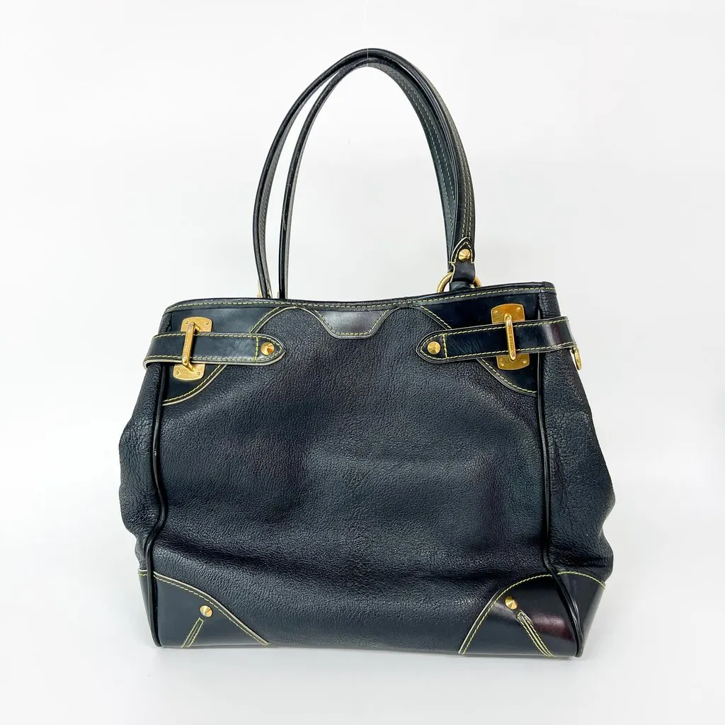 Louis Vuitton Suhali Le Fabulous Black Black Leather Fair - Back View