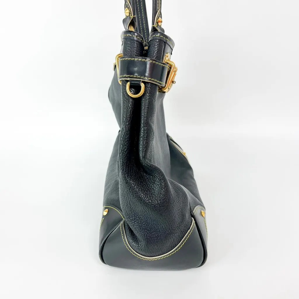 Louis Vuitton Suhali Le Fabulous Black Black Leather Fair - Inside View