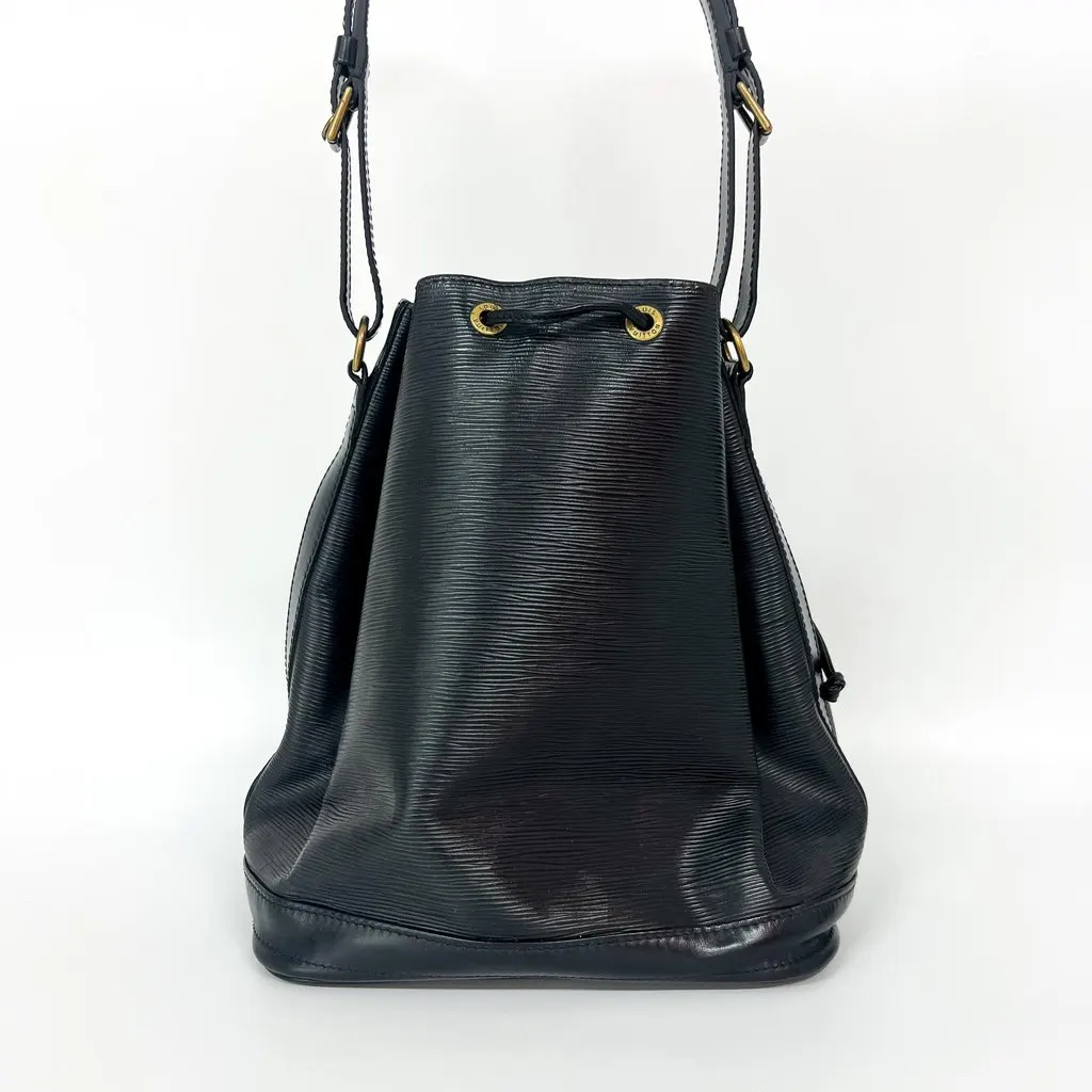 Louis Vuitton Epi Noé Black Black Leather Good - Back View