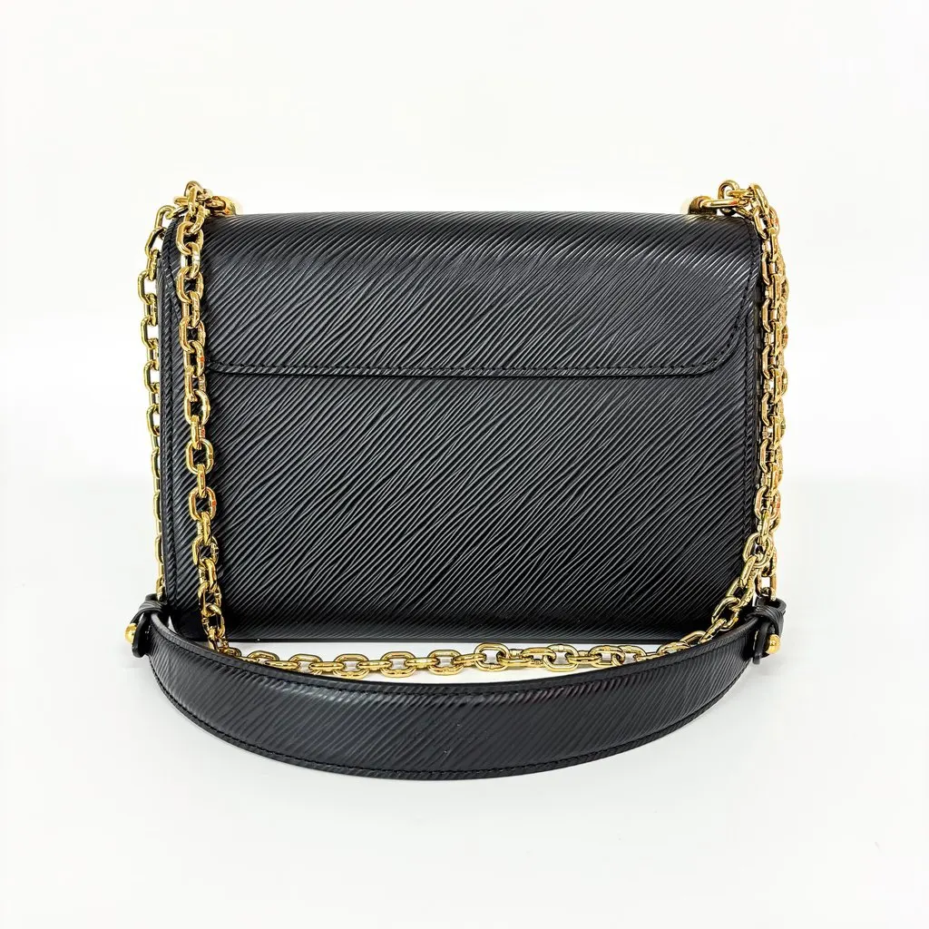 Louis Vuitton Twist MM Epi Black Gold Black Leather Good - Inside View