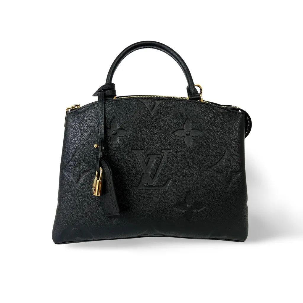 Louis Vuitton Petite Palais Monogram Empreinte Noire Black Leather Very good - Front View