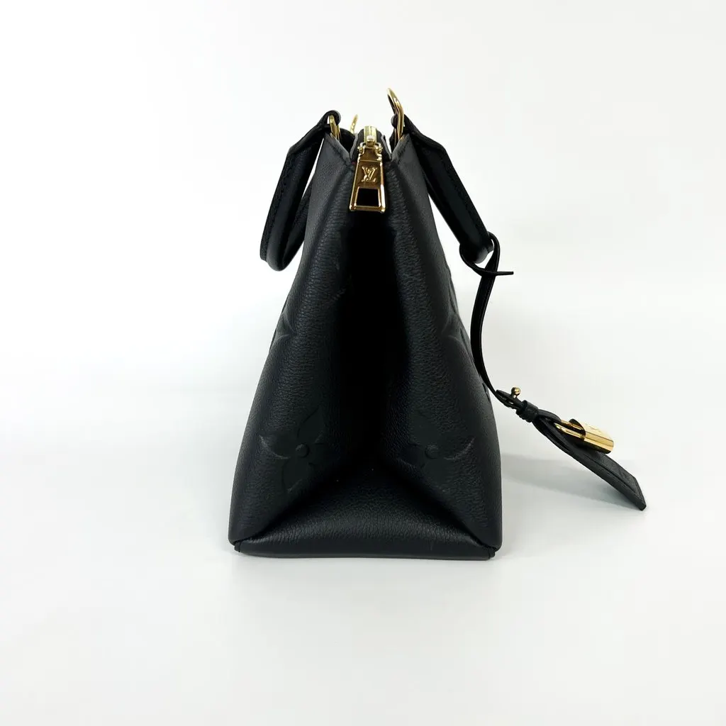 Louis Vuitton Petite Palais Monogram Empreinte Noire Black Leather Very good - Model View