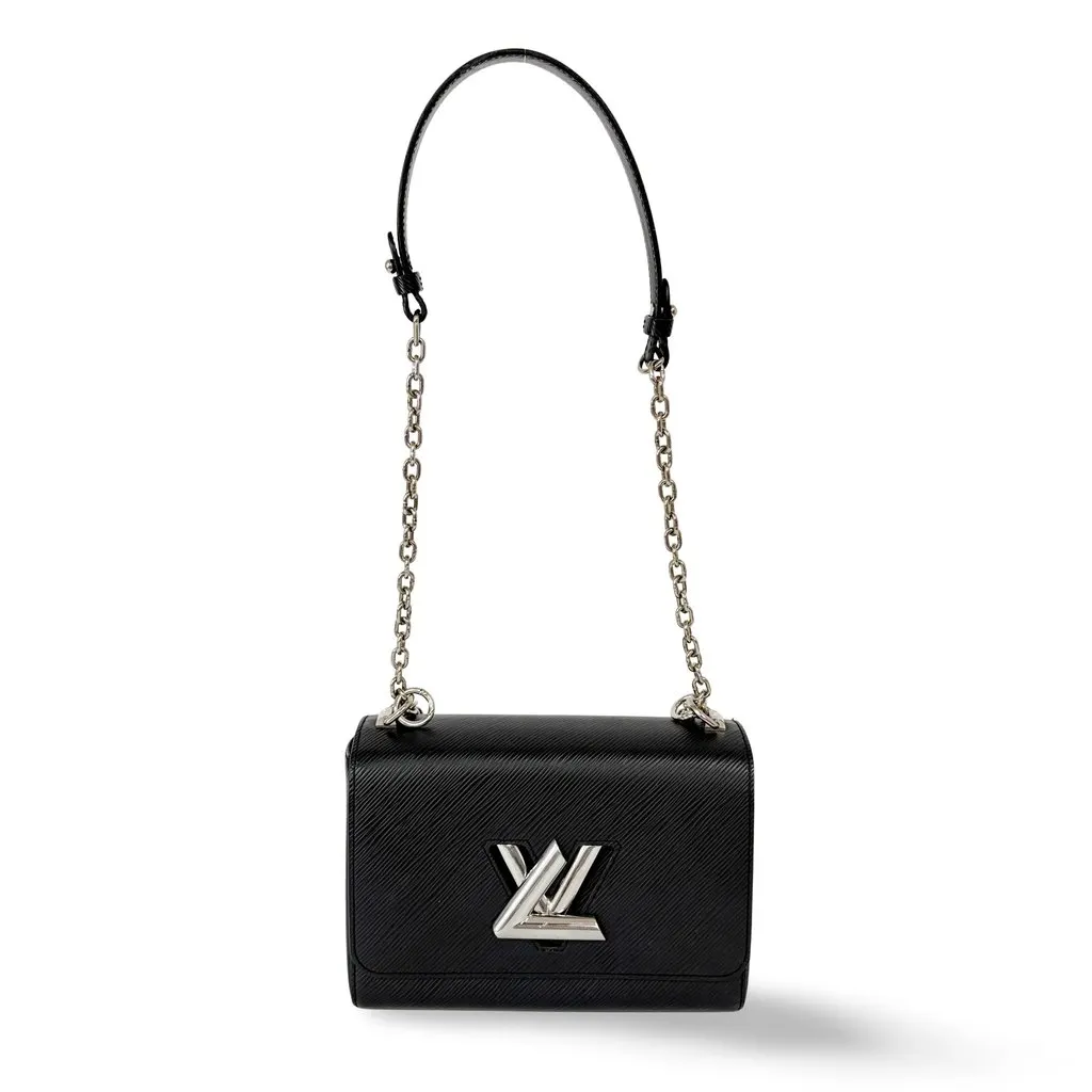 Louis Vuitton Epi Twist MM Black Silver Hardware MultiColor Leather Very good - Front View