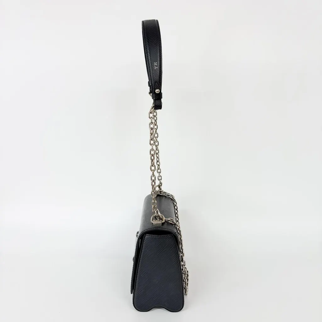 Louis Vuitton Epi Twist MM Black Silver Hardware MultiColor Leather Very good - Model View
