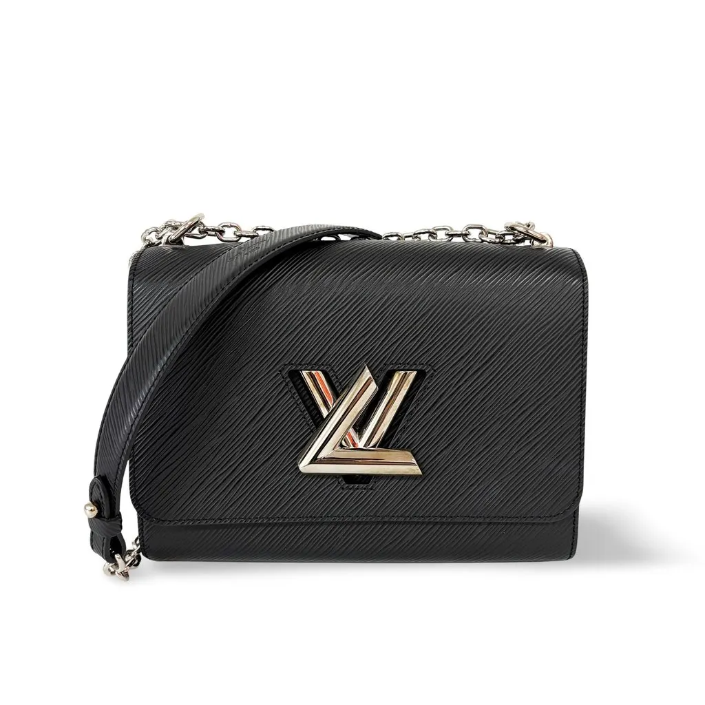 Louis Vuitton Twist MM Epi Black Silver MultiColor Leather Very good - Front View