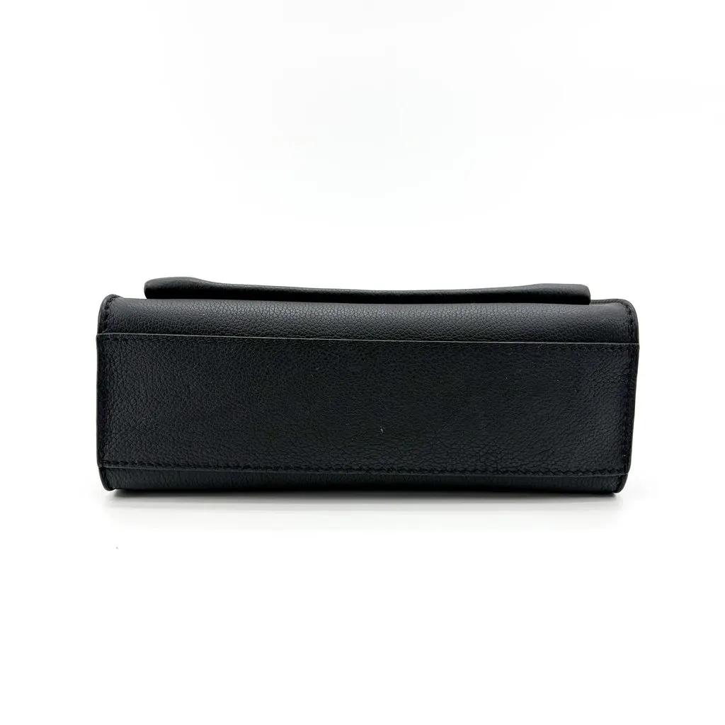 Louis Vuitton MyLockMe BB Chain Bag Black with Silver Hardware MultiColor Leather Very good - Box View