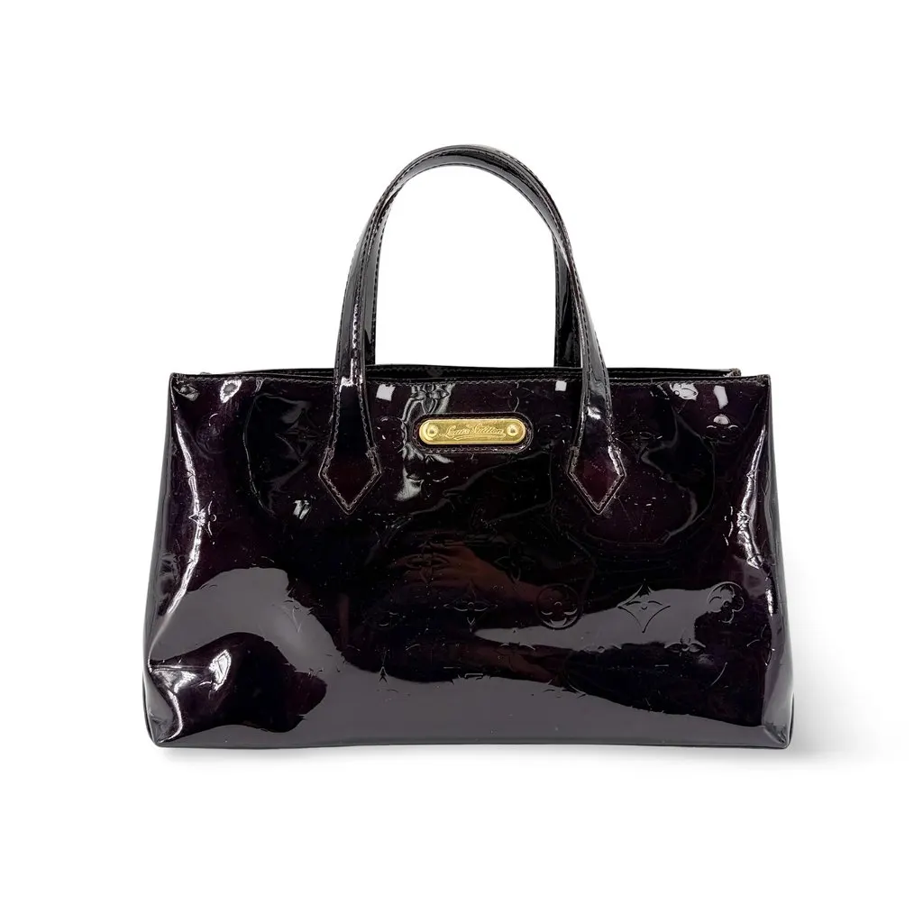 Louis Vuitton Monogram Vernis Wilshire PM Amarante MultiColor Leather Good - Front View